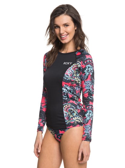 

Гидрофутболка с длинным рукавом ROXY Waves Swim UPF 50 - Розовый